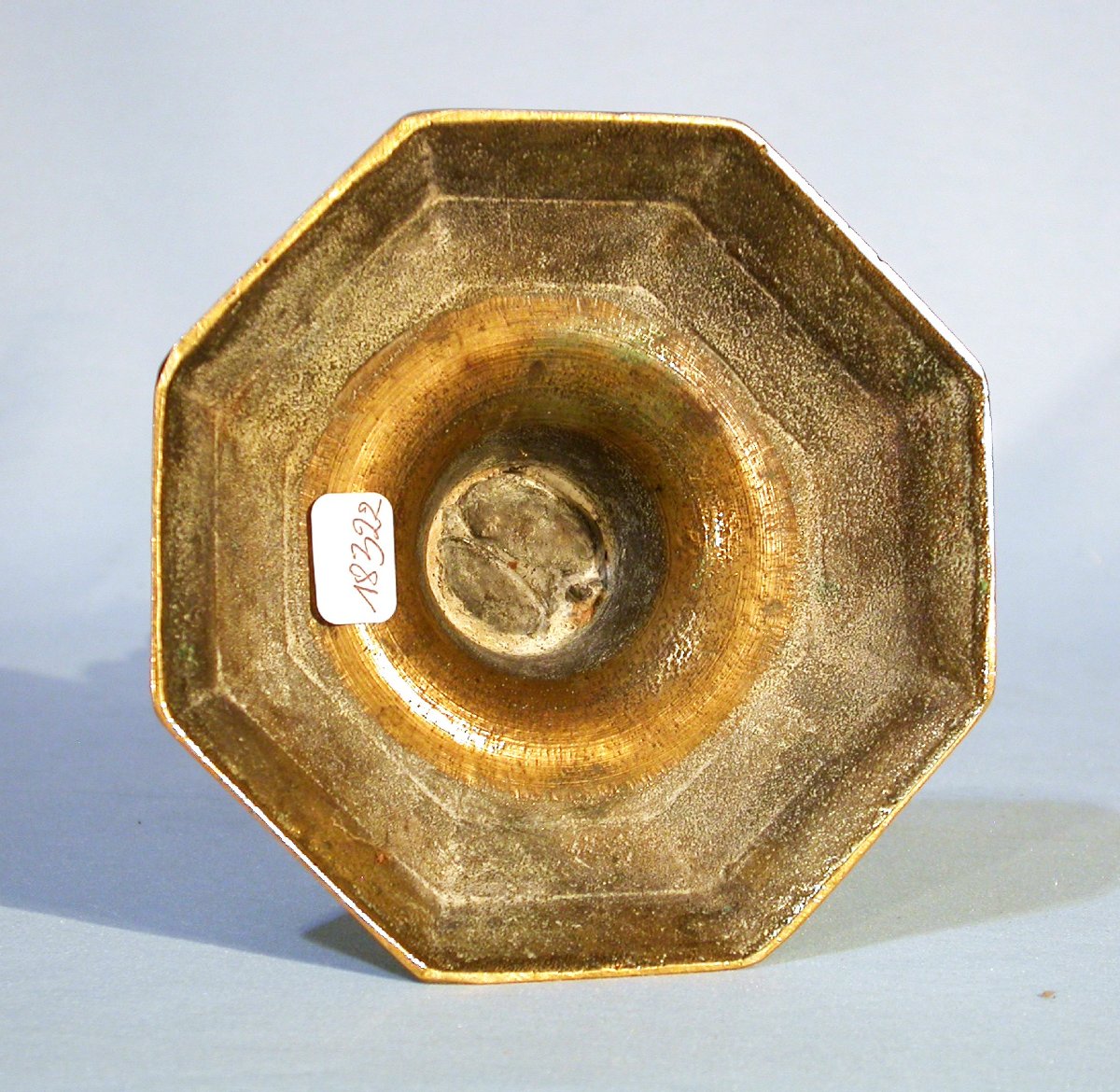 FLAMBEAU EN LAITON - FRANCE, DEBUT DU XVIII ème s-photo-1