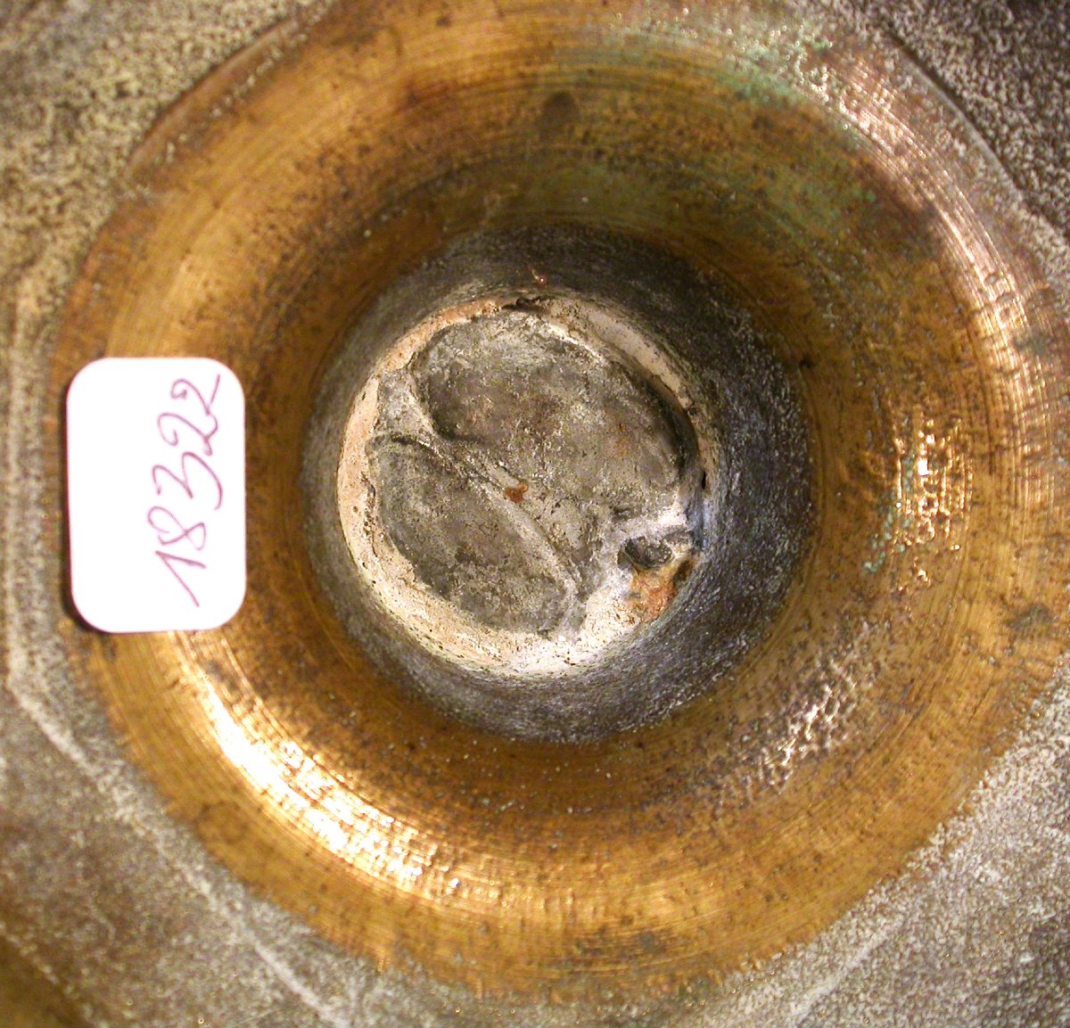 FLAMBEAU EN LAITON - FRANCE, DEBUT DU XVIII ème s-photo-2