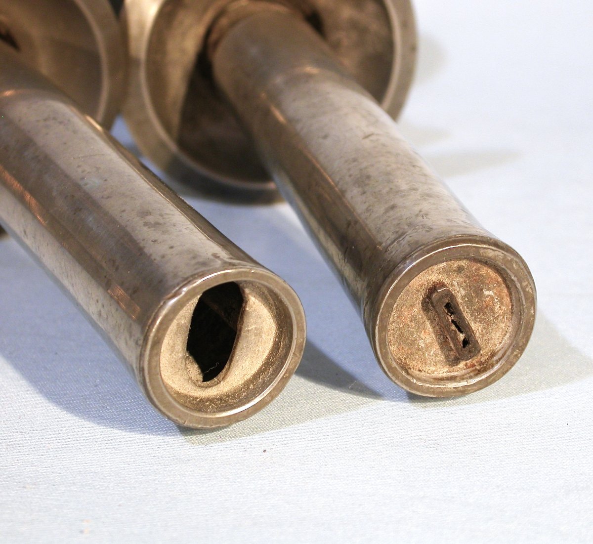 Pewter Pump Lamps - Nimes, 19th Century-photo-3