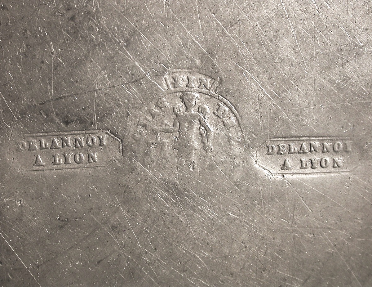 Pair Of Pewter Plates - Lyon, Circa 1800-photo-2