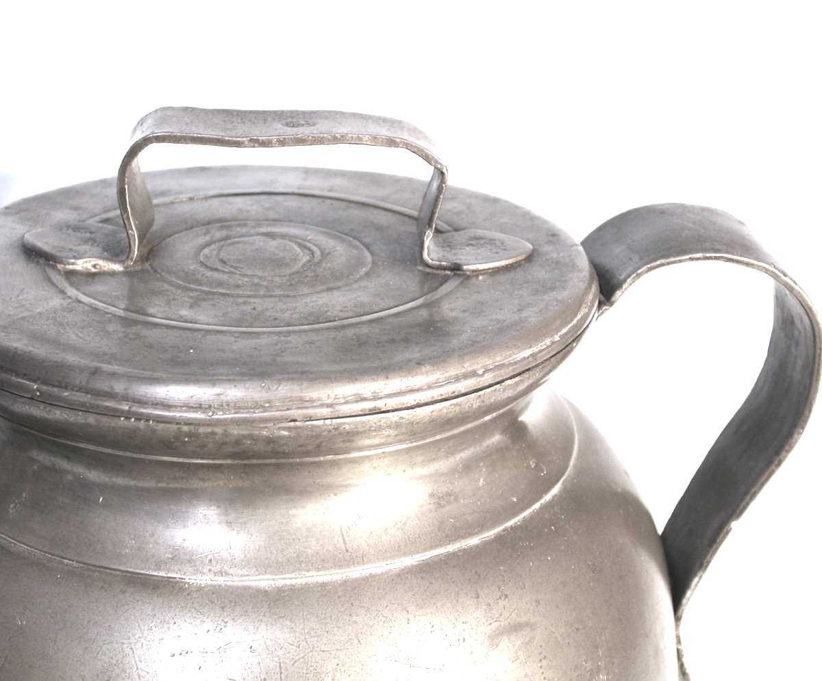 Pewter Flour Canister - Besançon, 18th Century-photo-2
