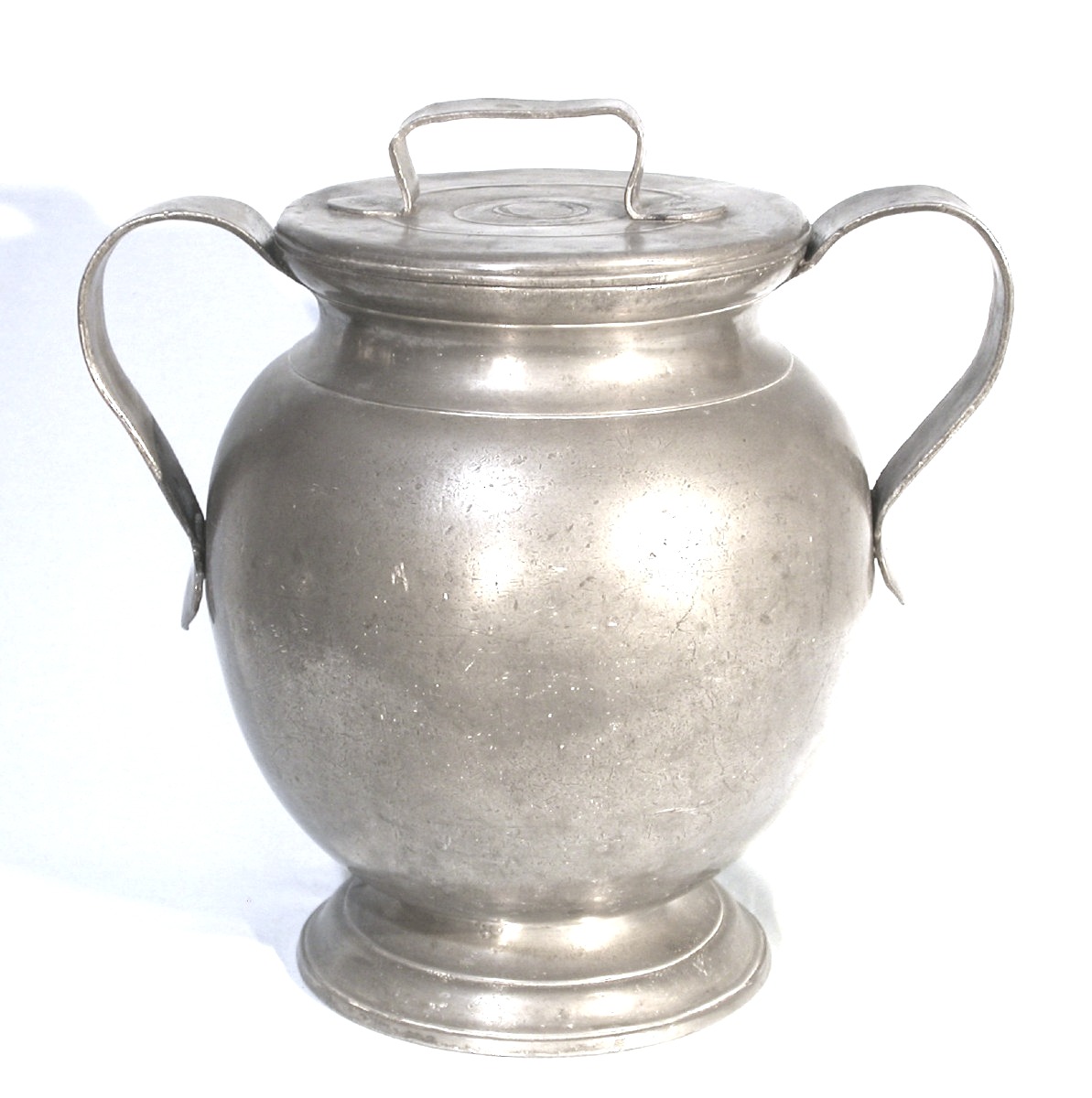 Pewter Flour Canister - Besançon, 18th Century-photo-1