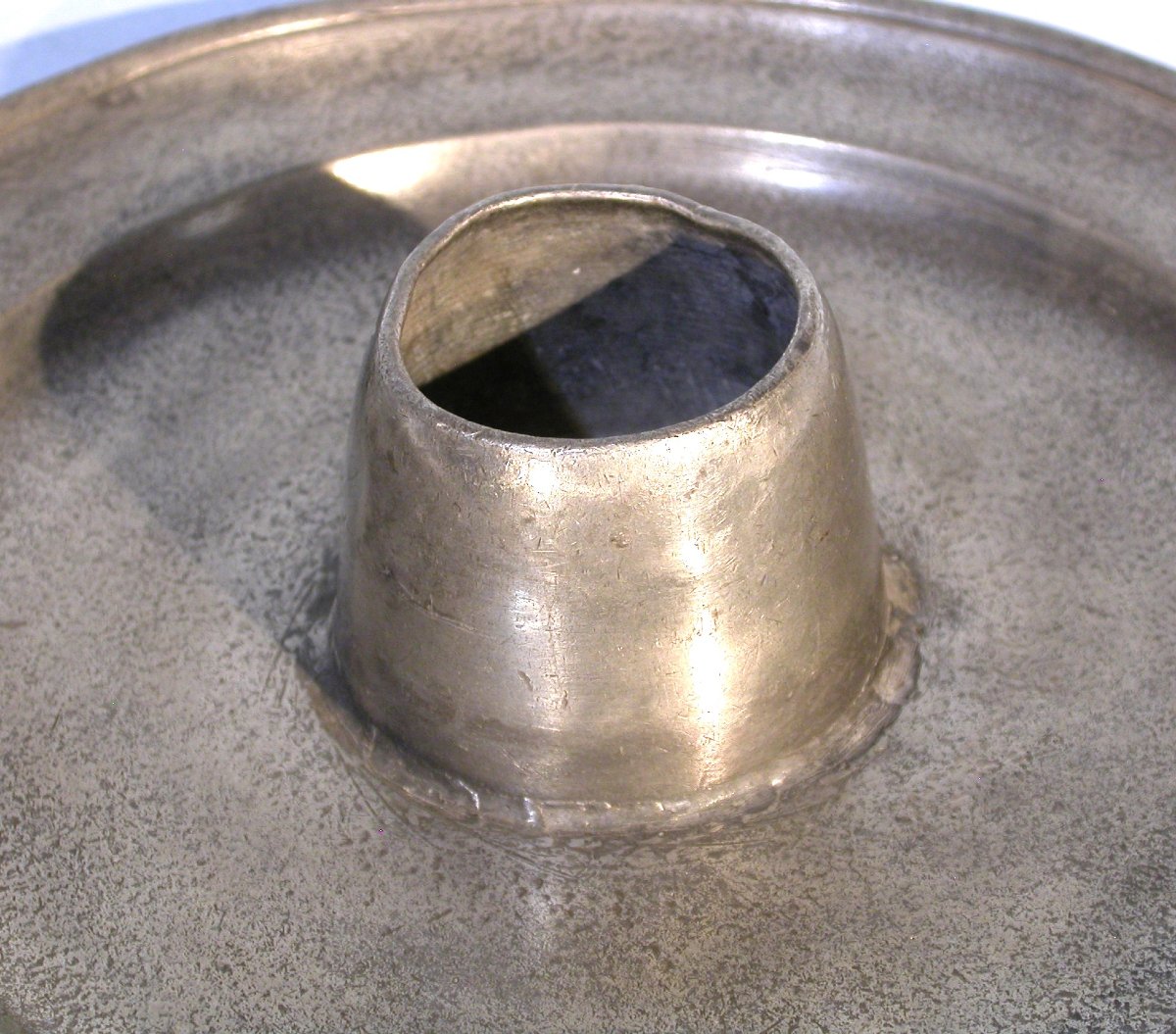 Pewter Collection Dish - Perpignan, 19th Century-photo-3