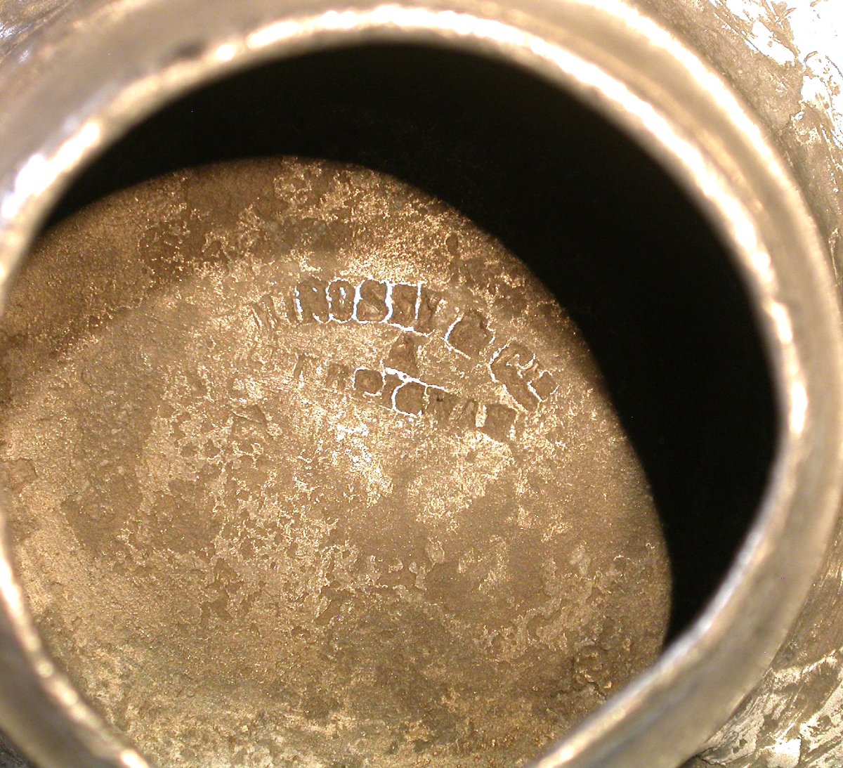 Pewter Collection Dish - Perpignan, 19th Century-photo-4