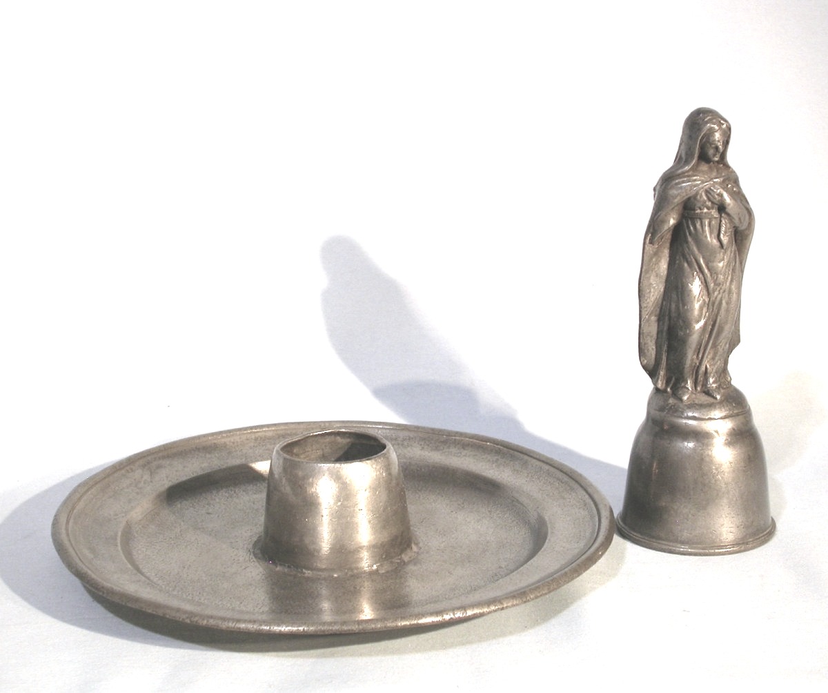 Pewter Collection Dish - Perpignan, 19th Century-photo-1