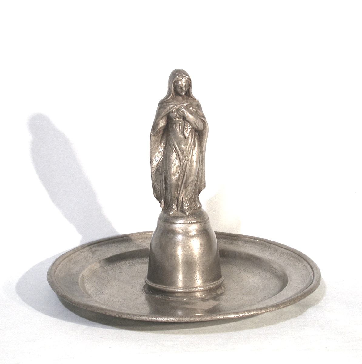 Pewter Collection Dish - Perpignan, 19th Century-photo-5