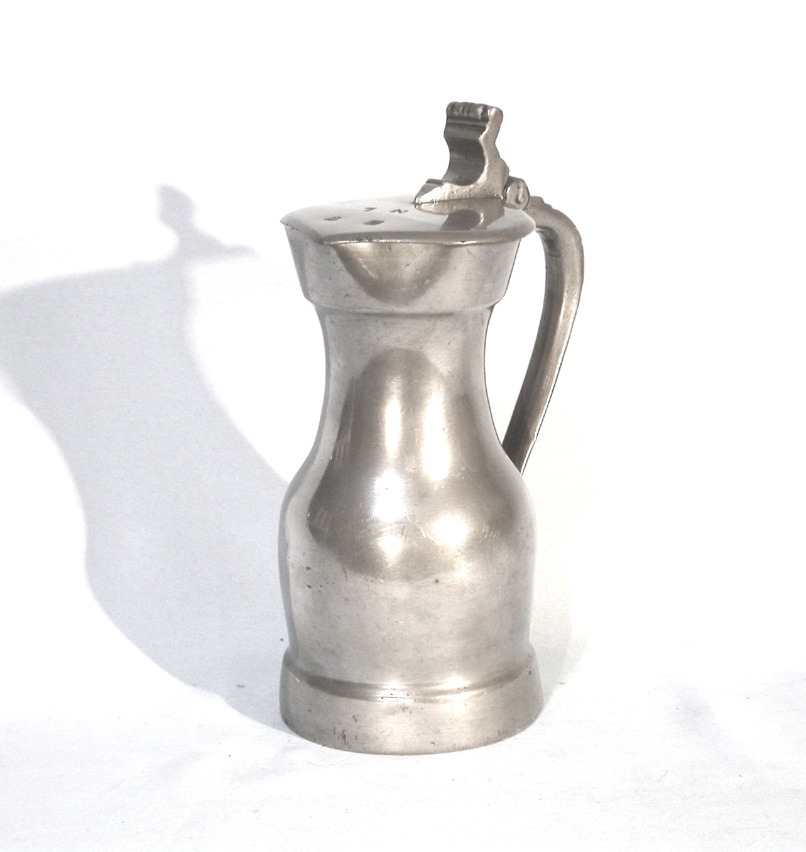 Pewter Wine Pitcher - Saint-germain-en-laye, 18th Century-photo-3
