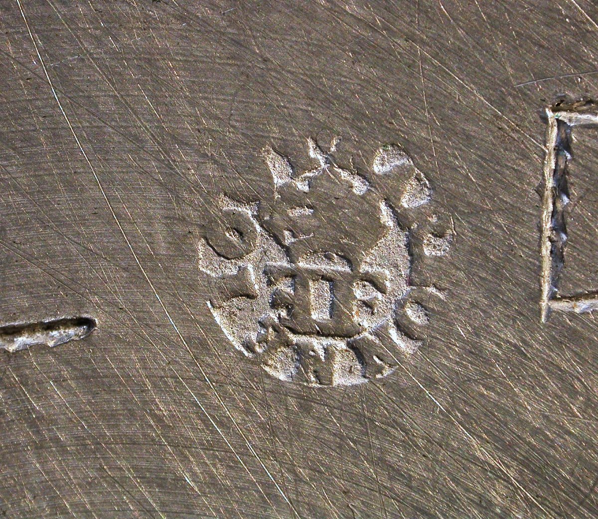 Very Rare Pair Of Pewter Plates - Narbonne, 18th Century-photo-4