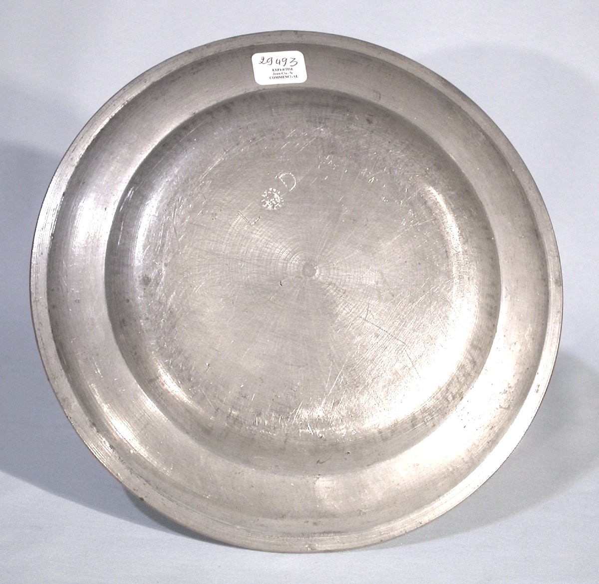 Very Rare Pair Of Pewter Plates - Narbonne, 18th Century-photo-1