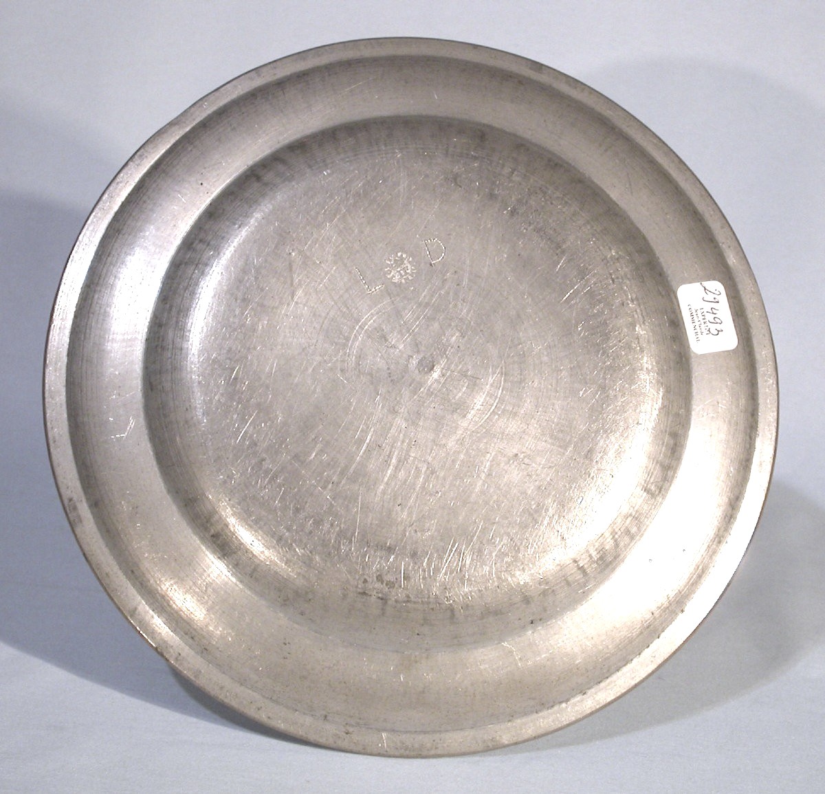 Very Rare Pair Of Pewter Plates - Narbonne, 18th Century-photo-2