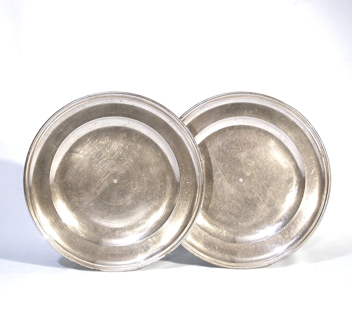 Very Rare Pair Of Pewter Plates - Narbonne, 18th Century-photo-5