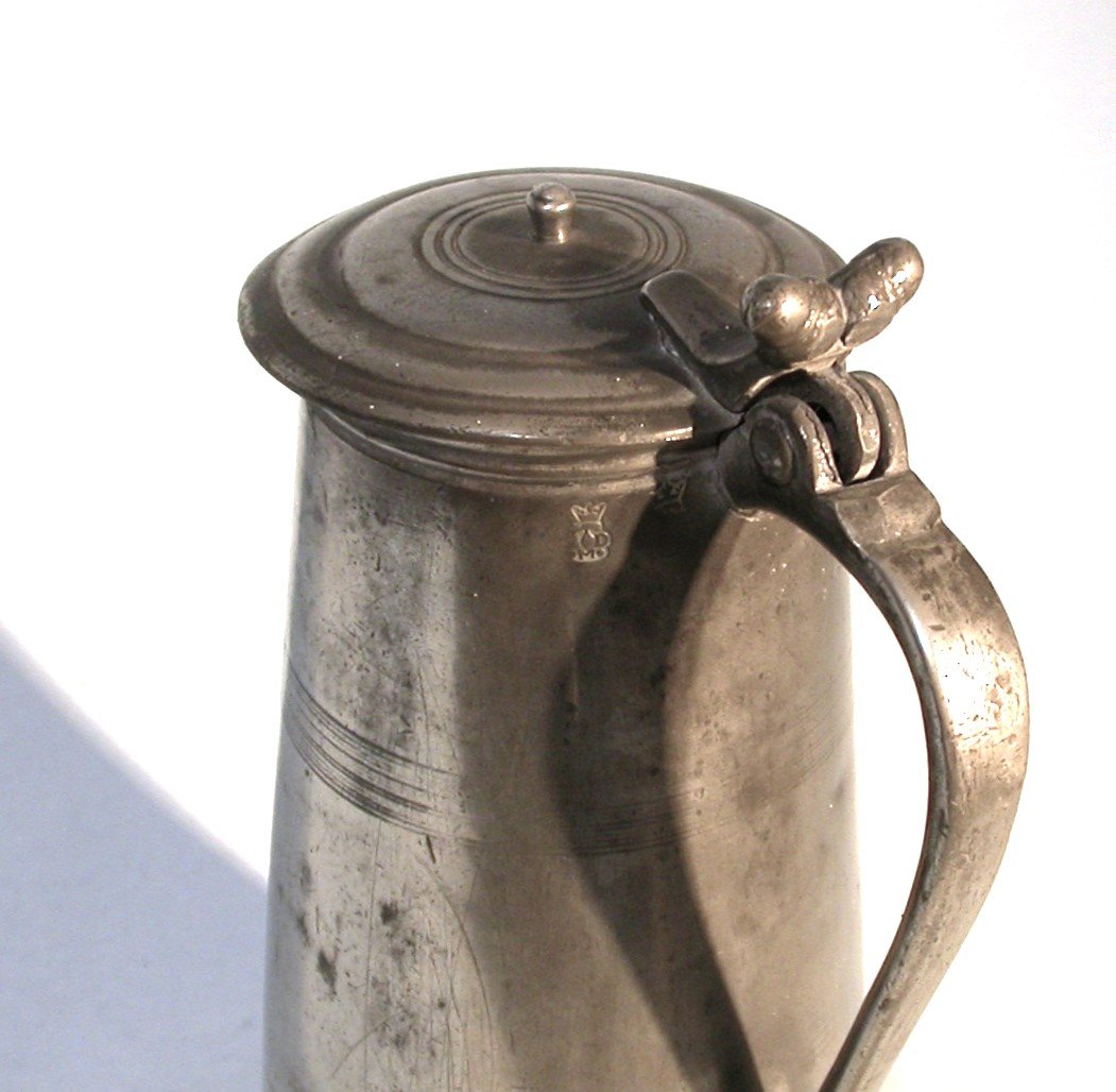 PICHET À VIN EN ETAIN - ABBEVILLE, XVIII ème s-photo-4