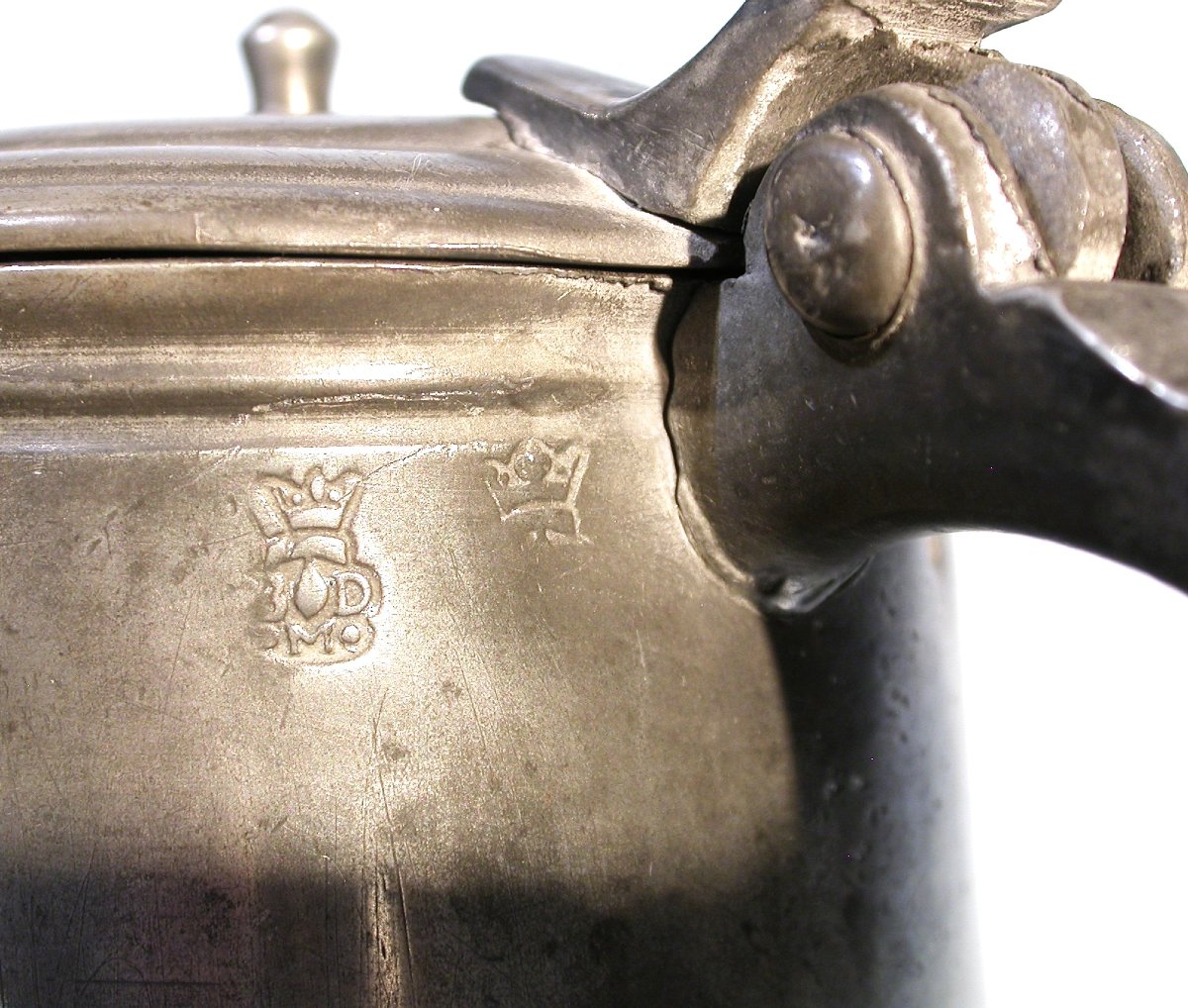 PICHET À VIN EN ETAIN - ABBEVILLE, XVIII ème s-photo-4