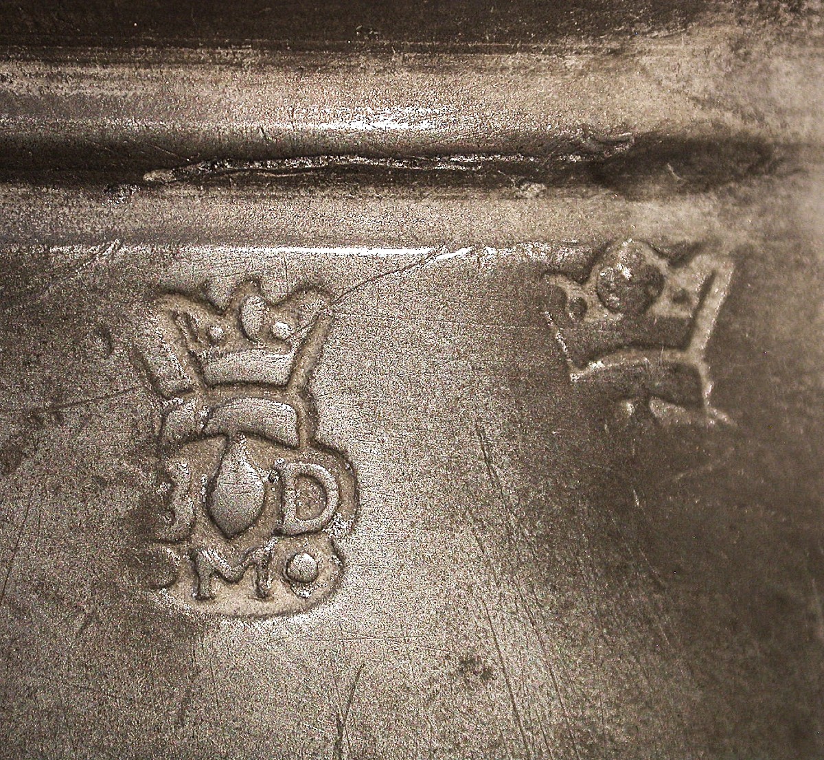 PICHET À VIN EN ETAIN - ABBEVILLE, XVIII ème s