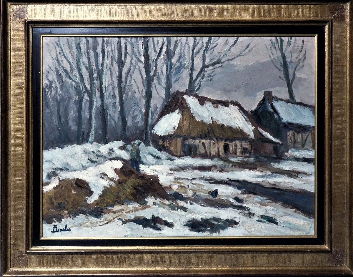 TABLEAU - LEONARD BORDES, XX ème s-photo-1