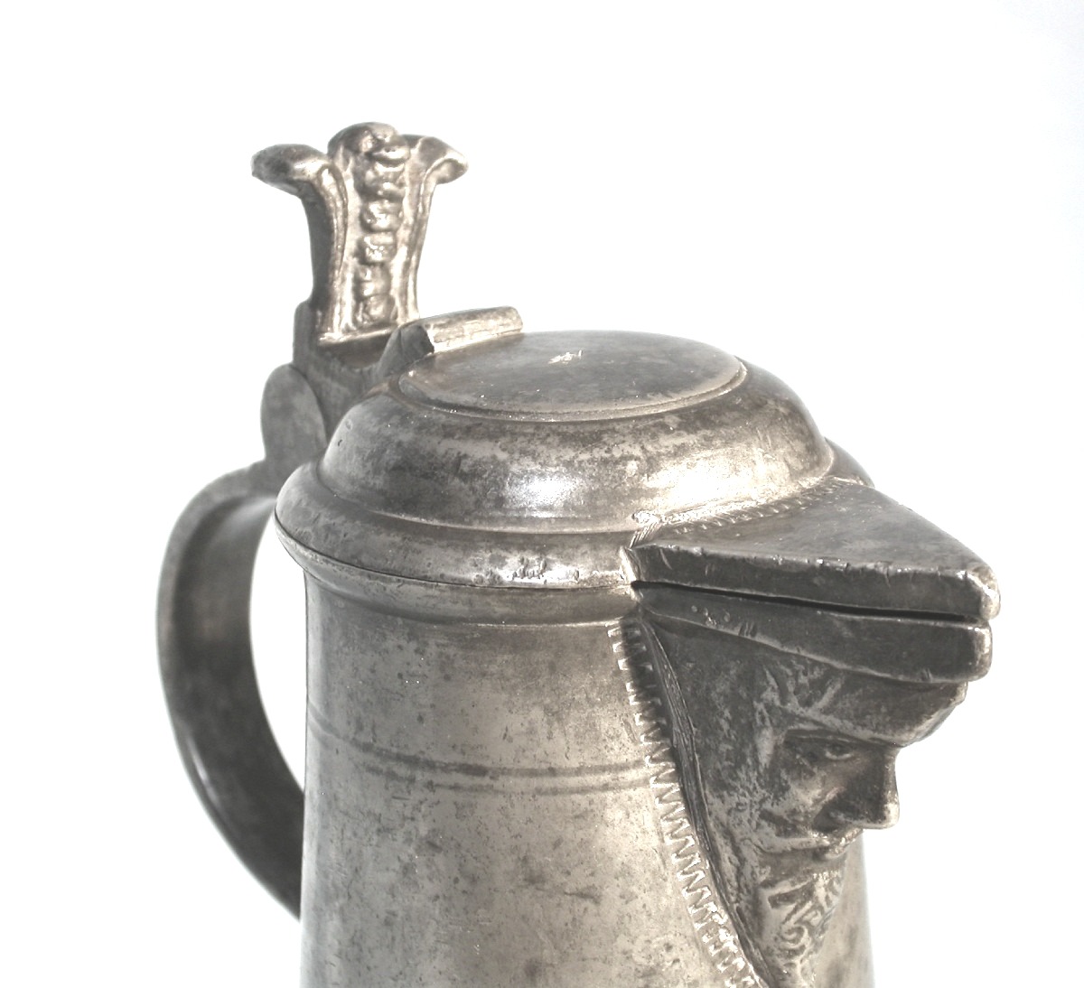 Wine Pewter Mug - Schaffhausen, XVII ème S-photo-2