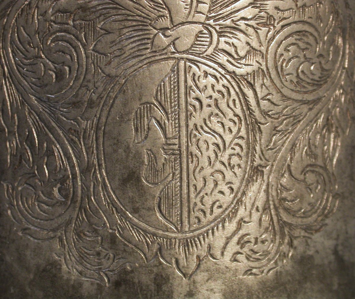 PICHET À VIN ARMORIE EN ETAIN - SCHAFFHOUSE, XVII ème s-photo-5