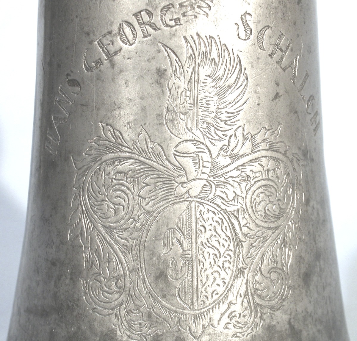 Wine Pewter Mug - Schaffhausen, XVII ème S-photo-4