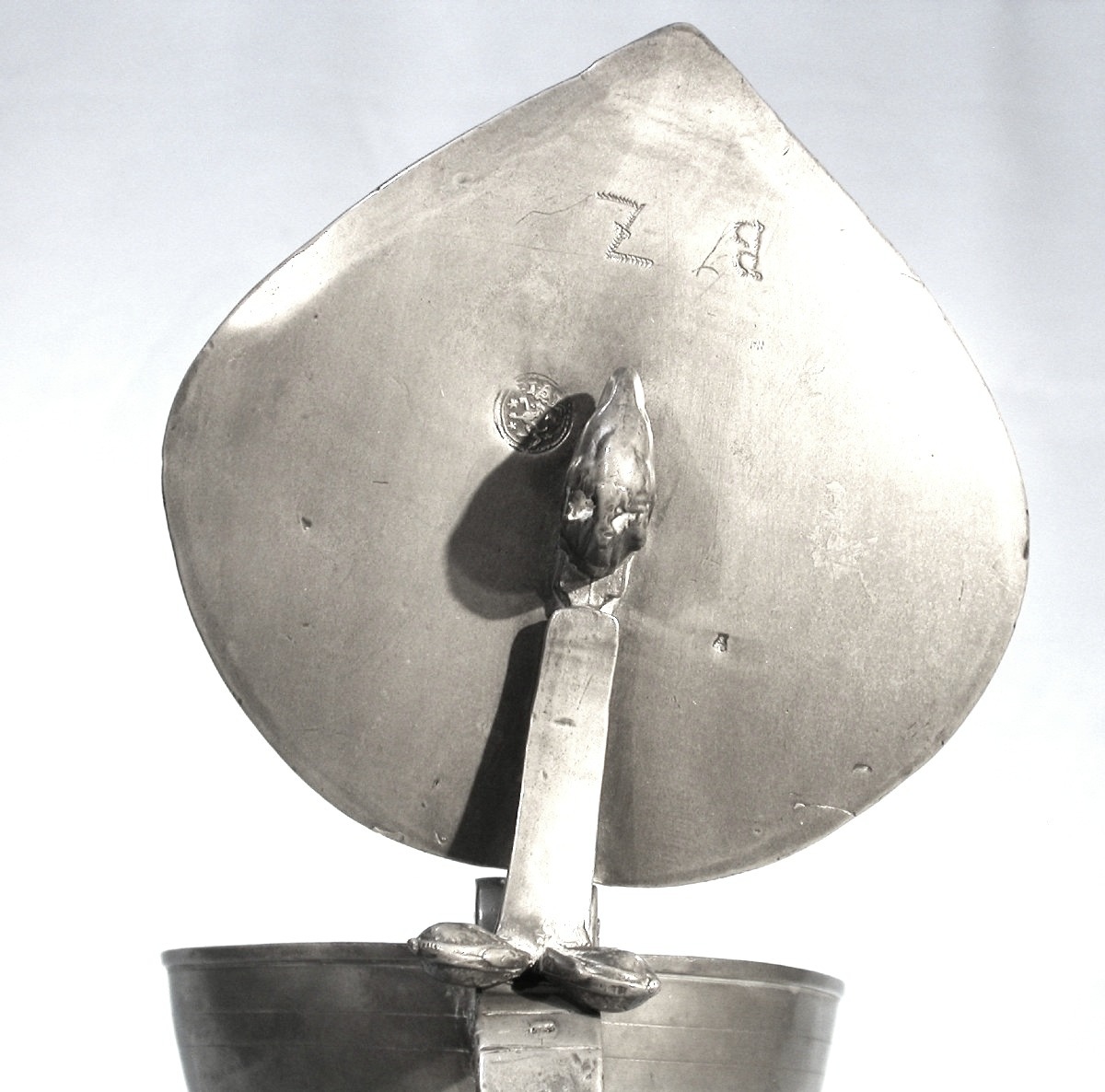 Large Pewter Wine Channel - Sitten (sion), Circa 1800-photo-4