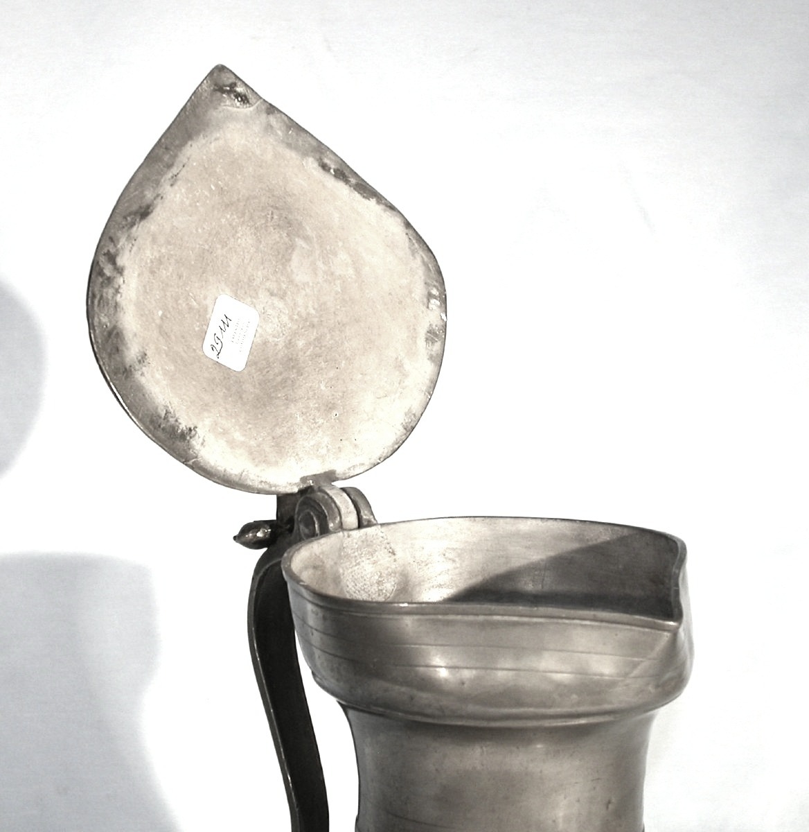 Large Pewter Wine Channel - Sitten (sion), Circa 1800-photo-1