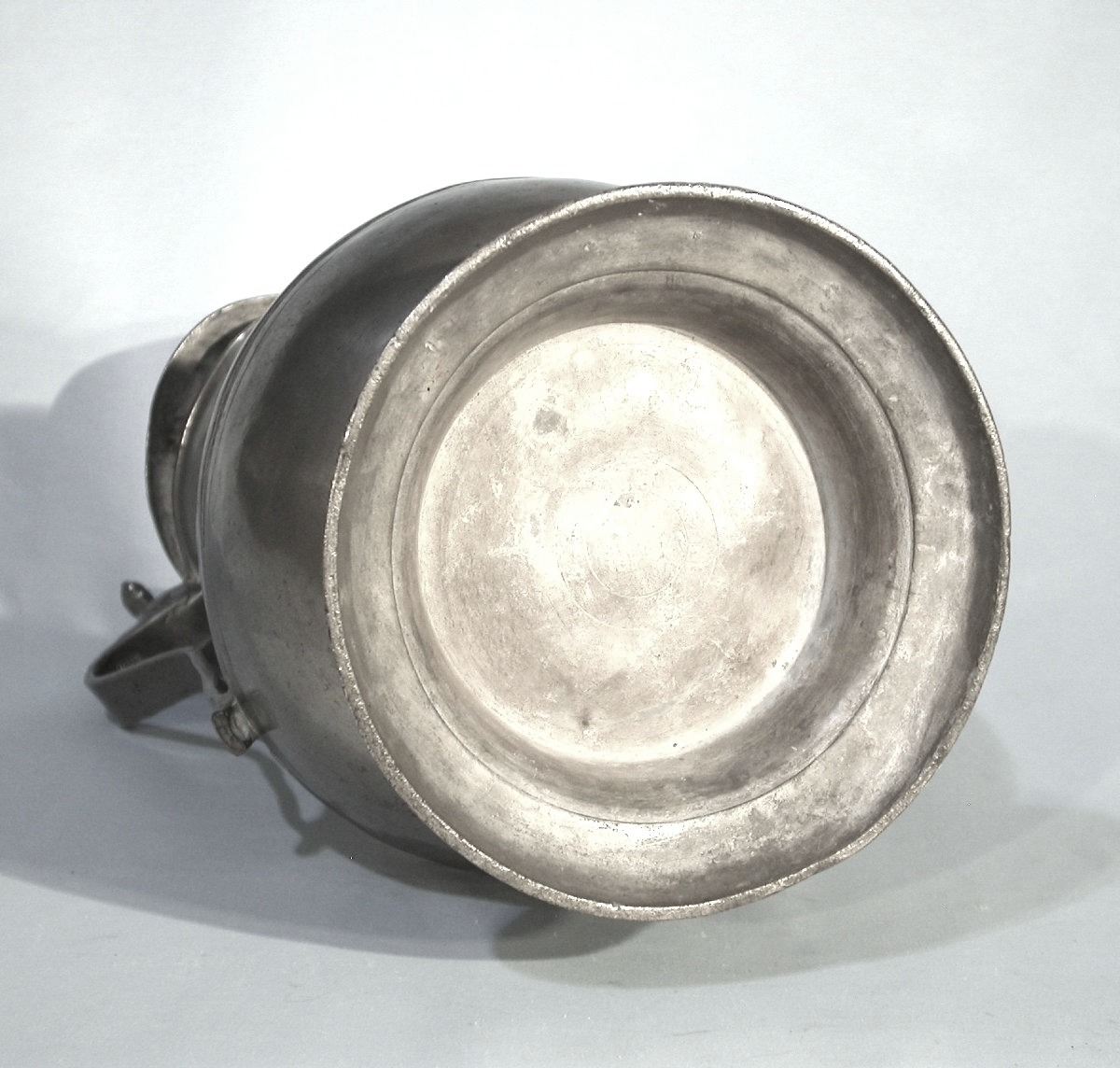 Large Pewter Wine Channel - Sitten (sion), Circa 1800-photo-2