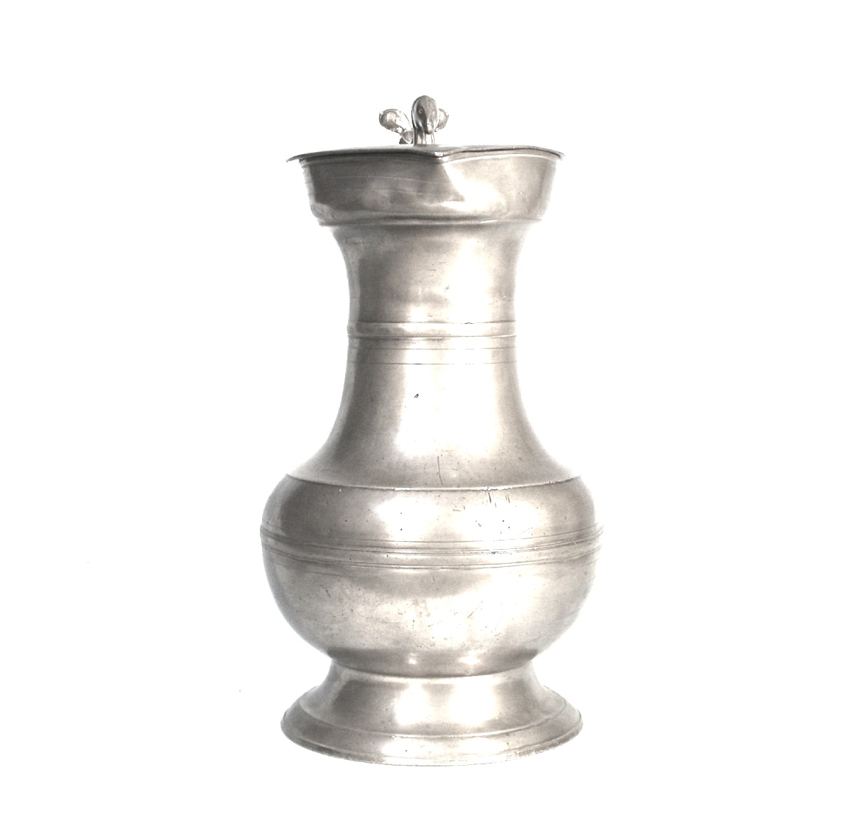 Large Pewter Wine Channel - Sitten (sion), Circa 1800-photo-3