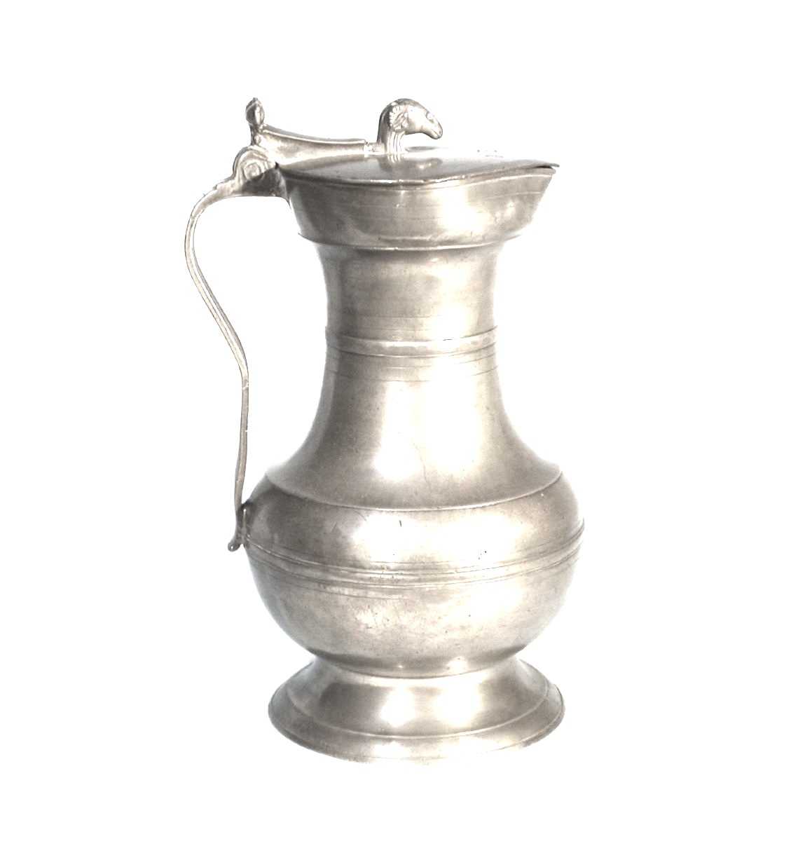 Large Pewter Wine Channel - Sitten (sion), Circa 1800