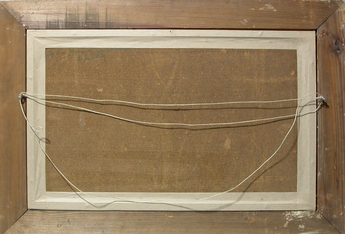 TABLEAU DE JEAN SIEURIN (ECOLE DE ROUEN), XX ème s-photo-1