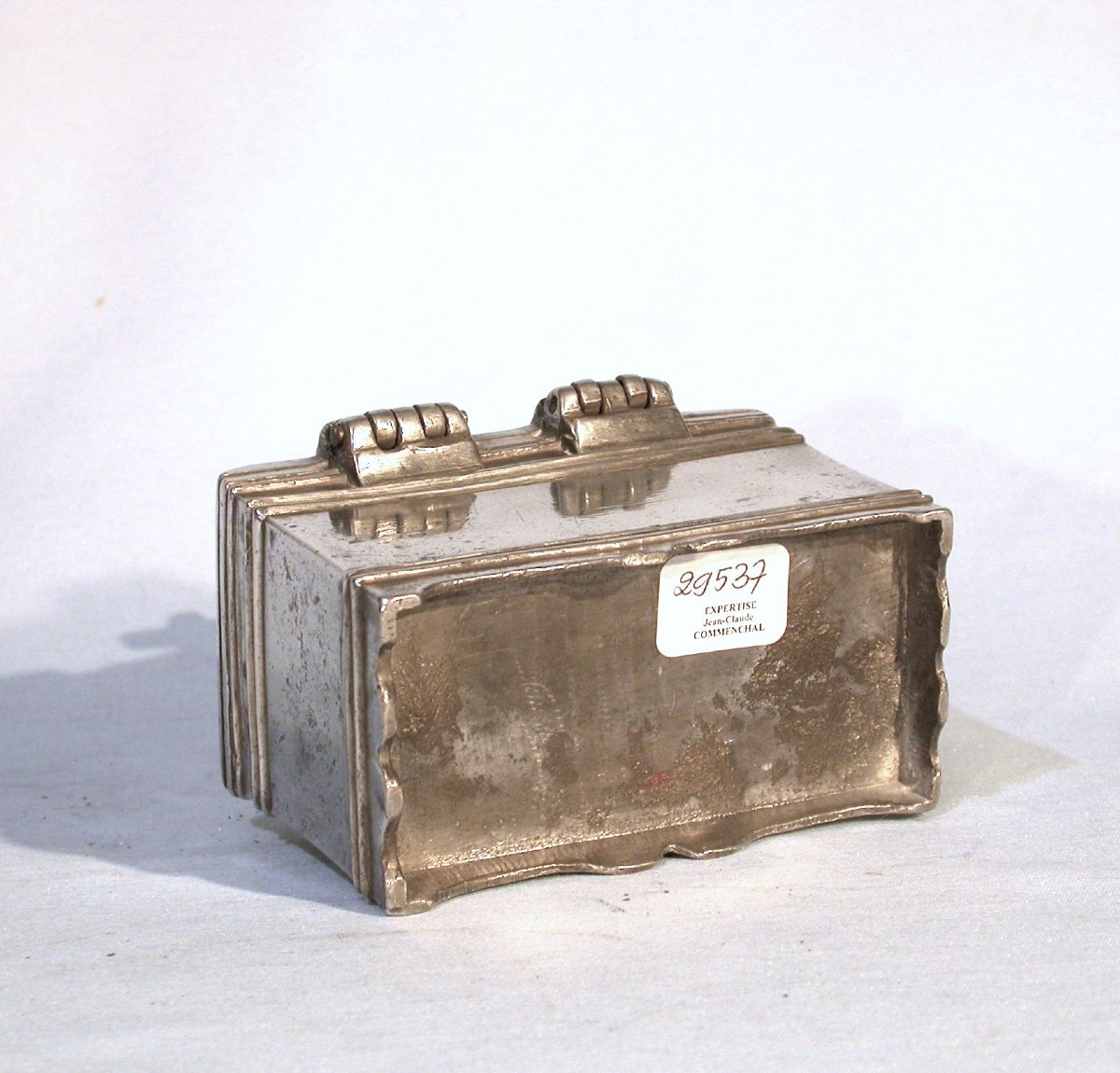 Pewter Baptismal Box - France, Circa 1700-photo-4