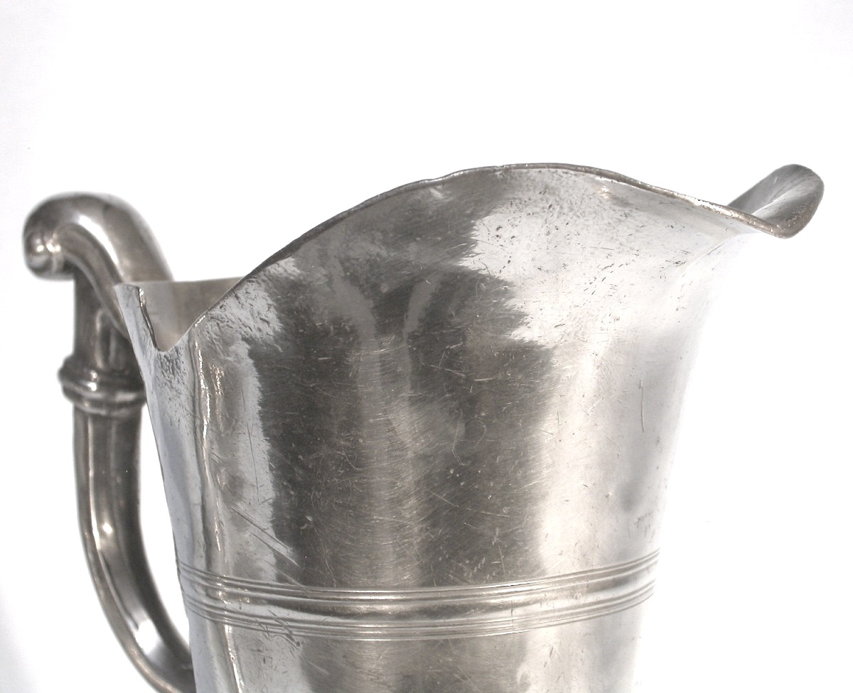 Pewter Ewer - Switzerland Or Northern Italy - 18th Century-photo-3
