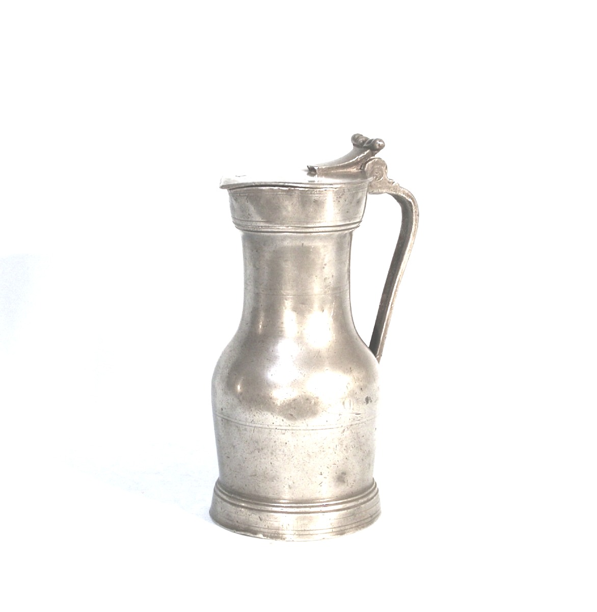 Pewter Wine Pitcher - Montereau, 18th Century