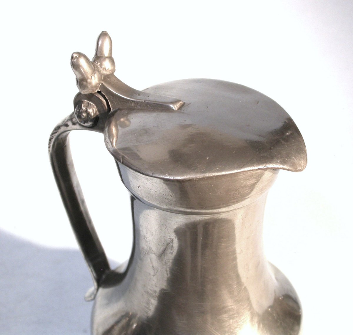 PICHET À VIN EN ETAIN - CAEN ou BAYEUX, CIRCA 1800-photo-2