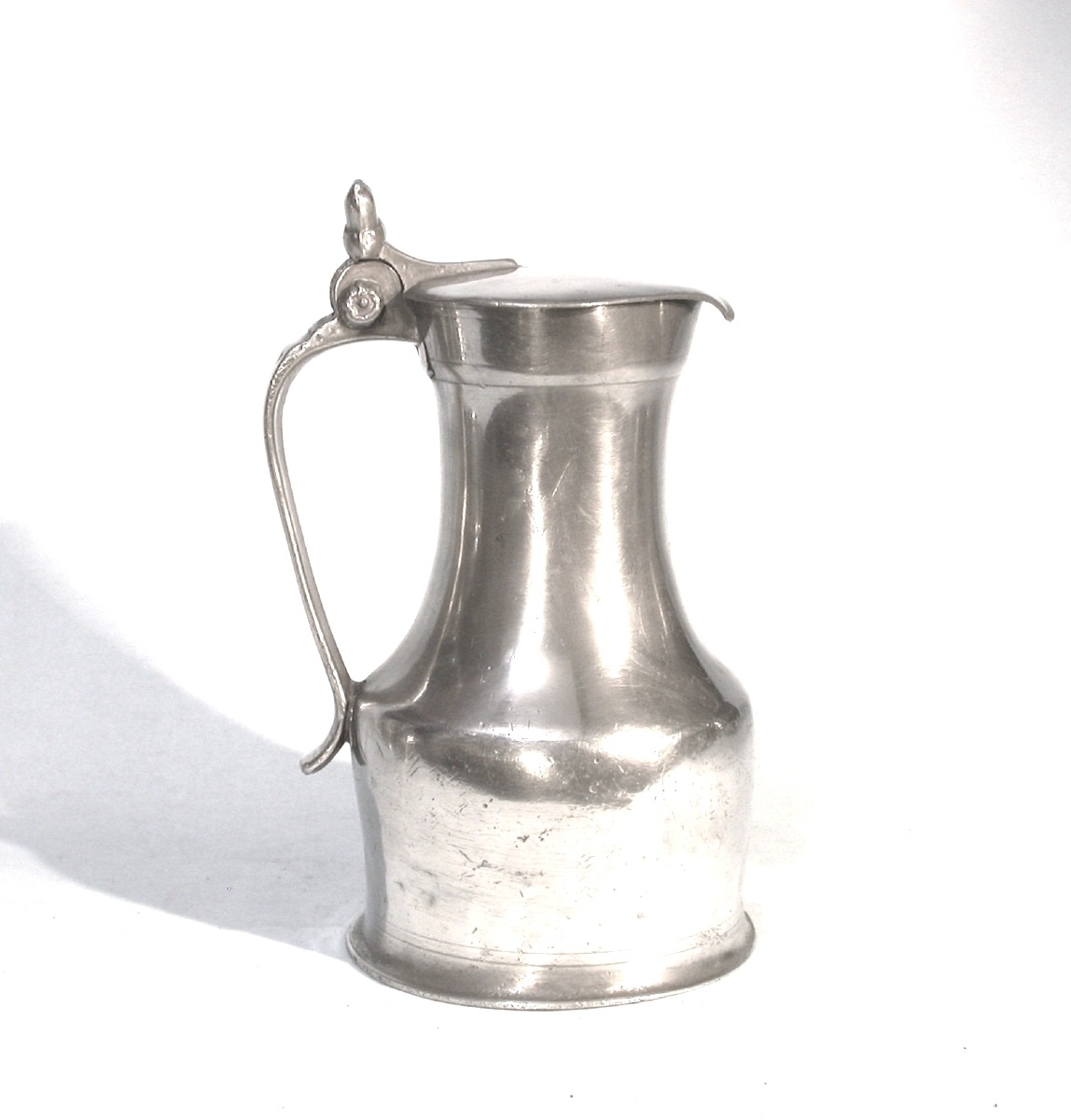 Pewter Wine Pitcher - Caen Or Bayeux, Circa 1800