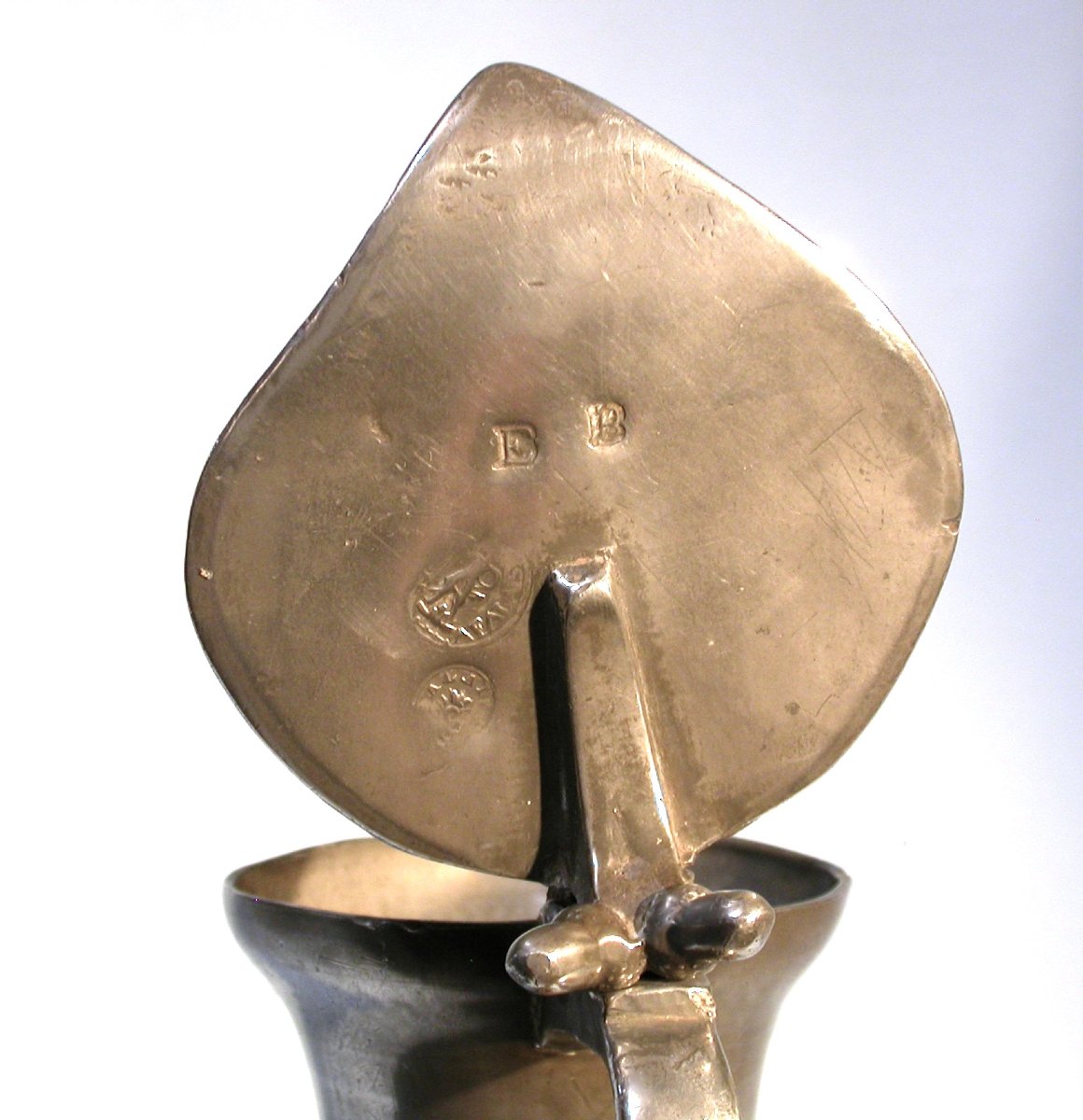 Large Pewter Wine Pitcher - Falaise, 18th Century-photo-2