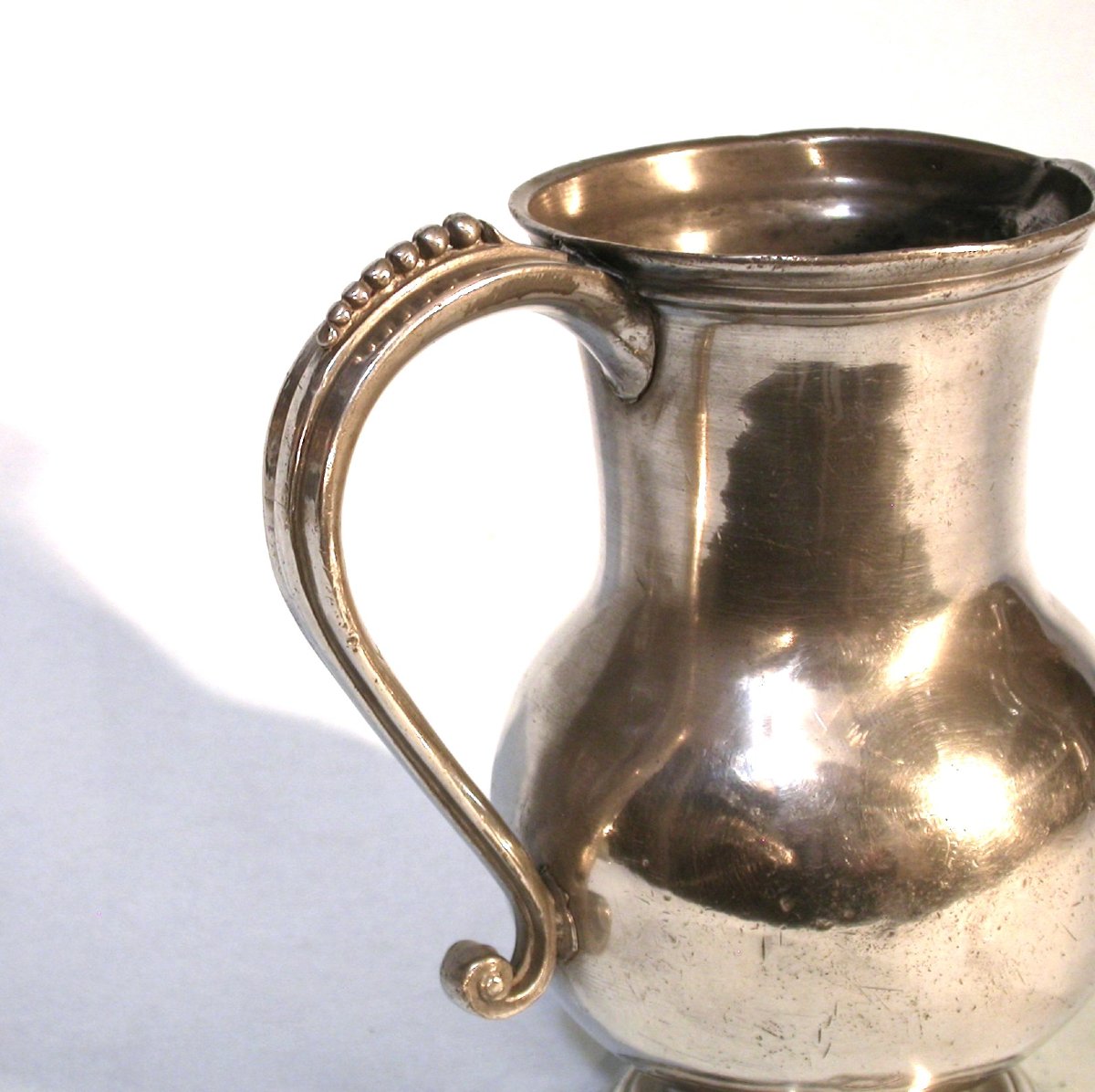Pewter Water Pitcher - Versailles, 18th Century-photo-3