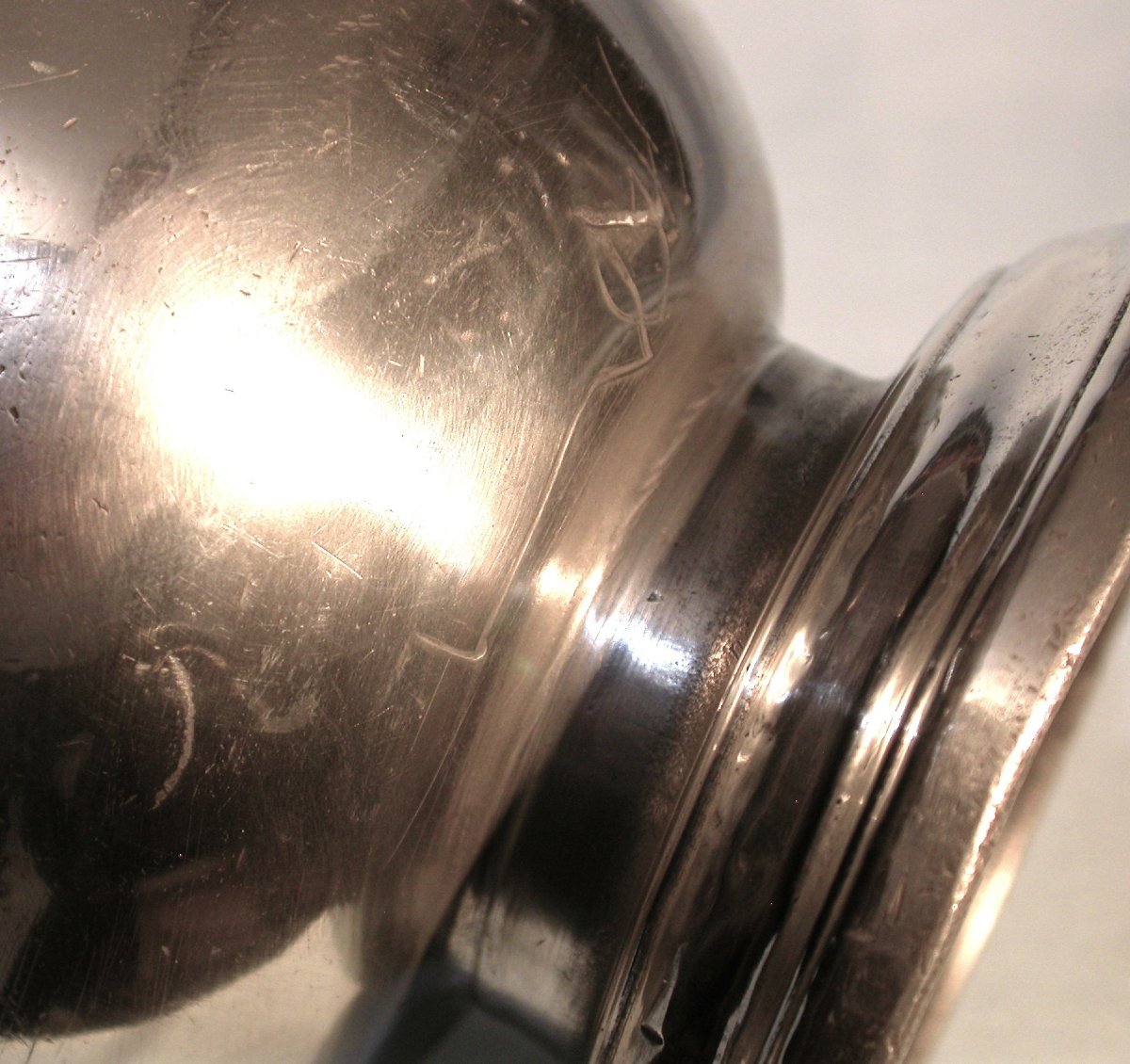 Pewter Water Pitcher - Versailles, 18th Century-photo-1