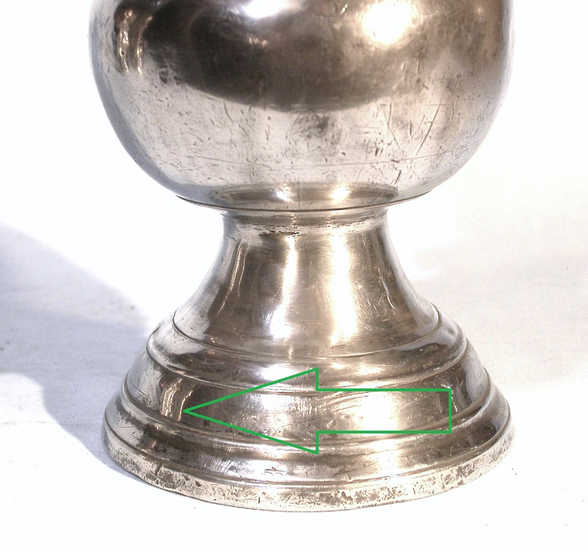 Pewter Cimarre - Champagne, 18th Century-photo-1