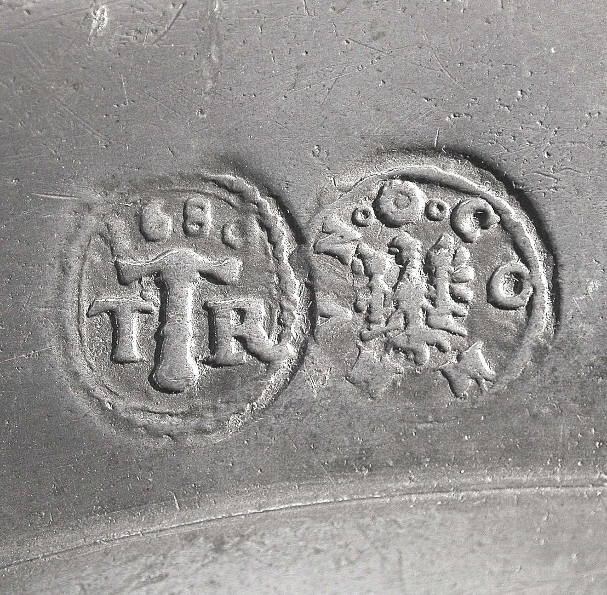 Small Pewter Dish - Besancon, 17th Century