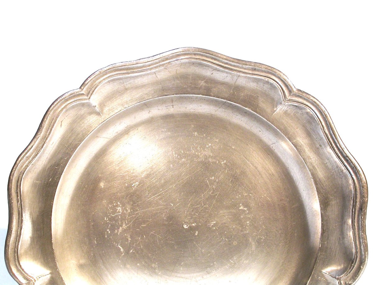 ASSIETTE EN ETAIN - NORD-PICARDIE, CIRCA 1800-photo-3