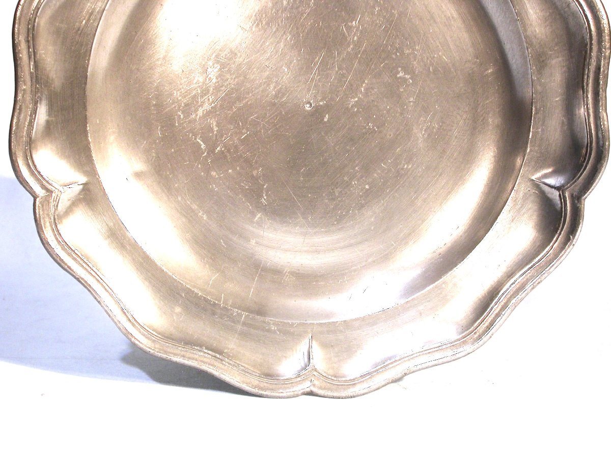 ASSIETTE EN ETAIN - NORD-PICARDIE, CIRCA 1800-photo-4