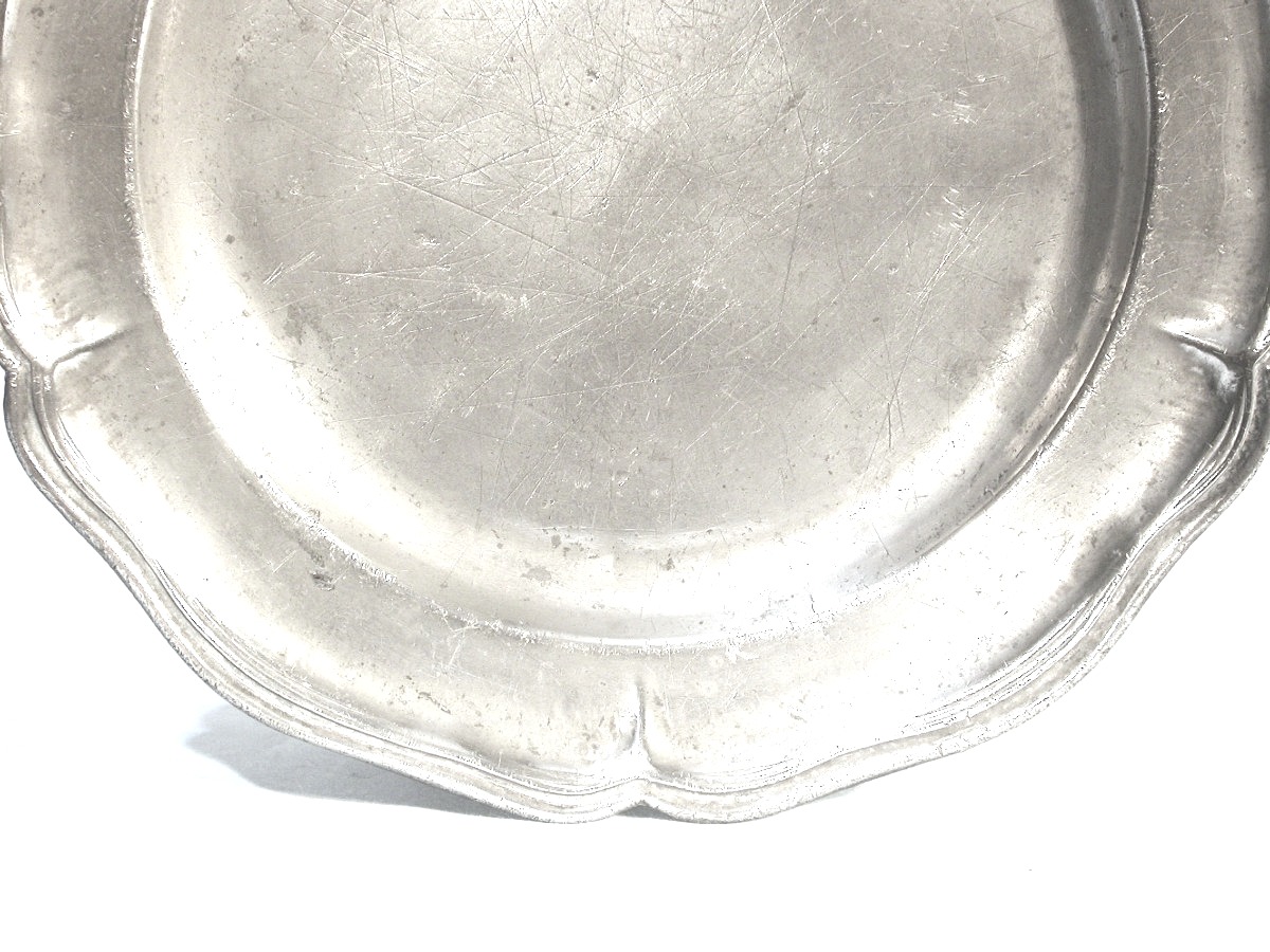 Pewter Plate - Frankfurt, 18th Century-photo-4