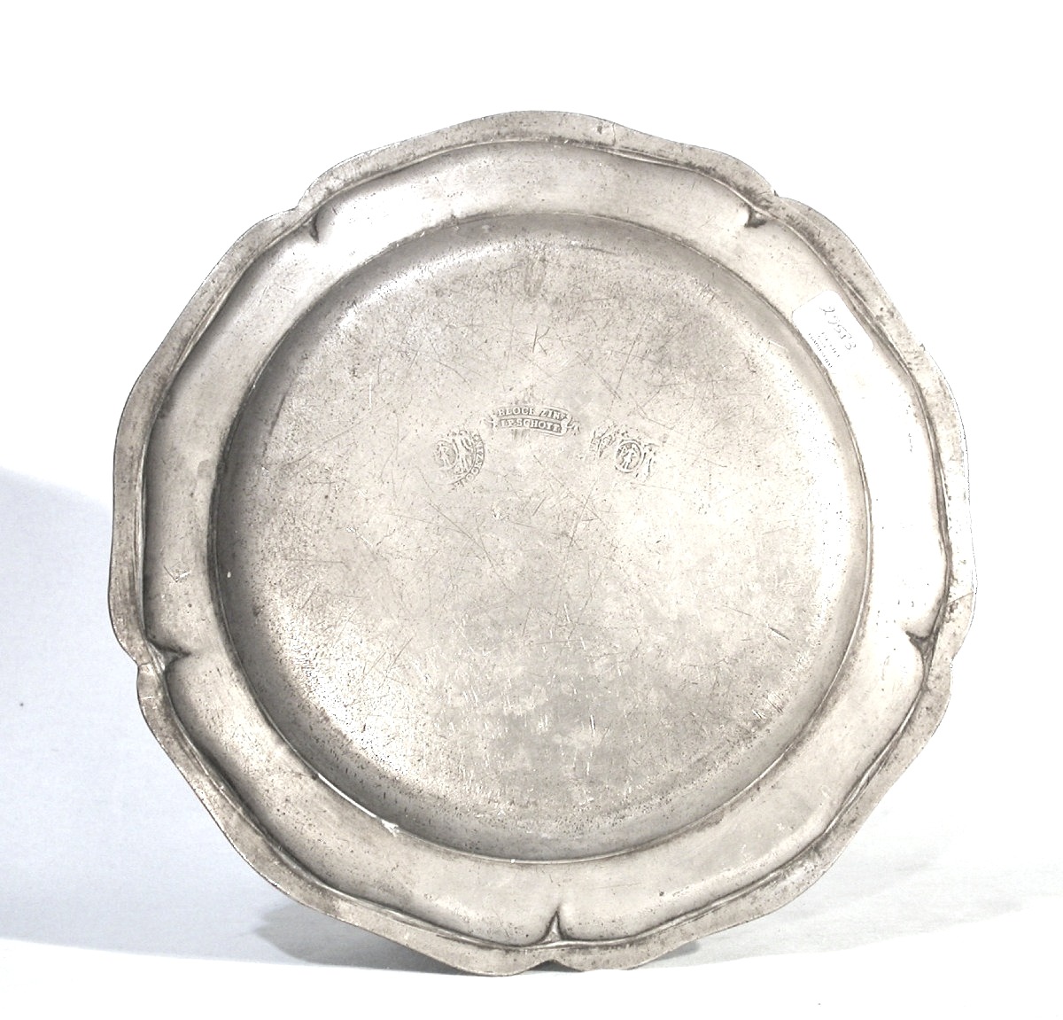Pewter Plate - Frankfurt, 18th Century-photo-1
