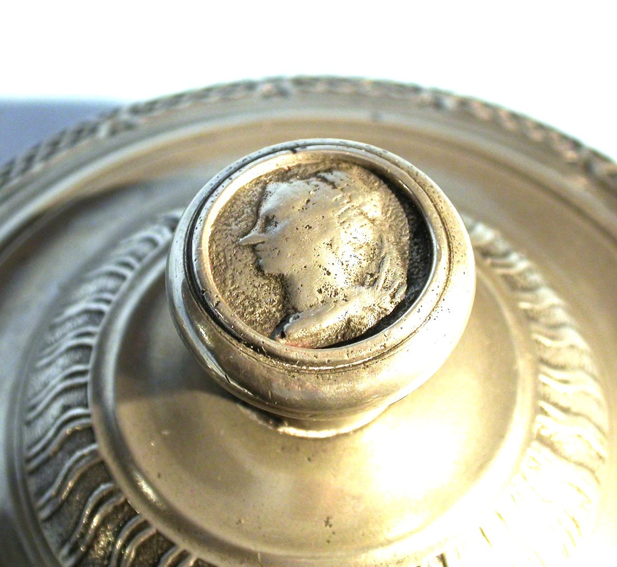 Beautiful Pewter Bowl - Bordeaux, Early 18th Century-photo-4