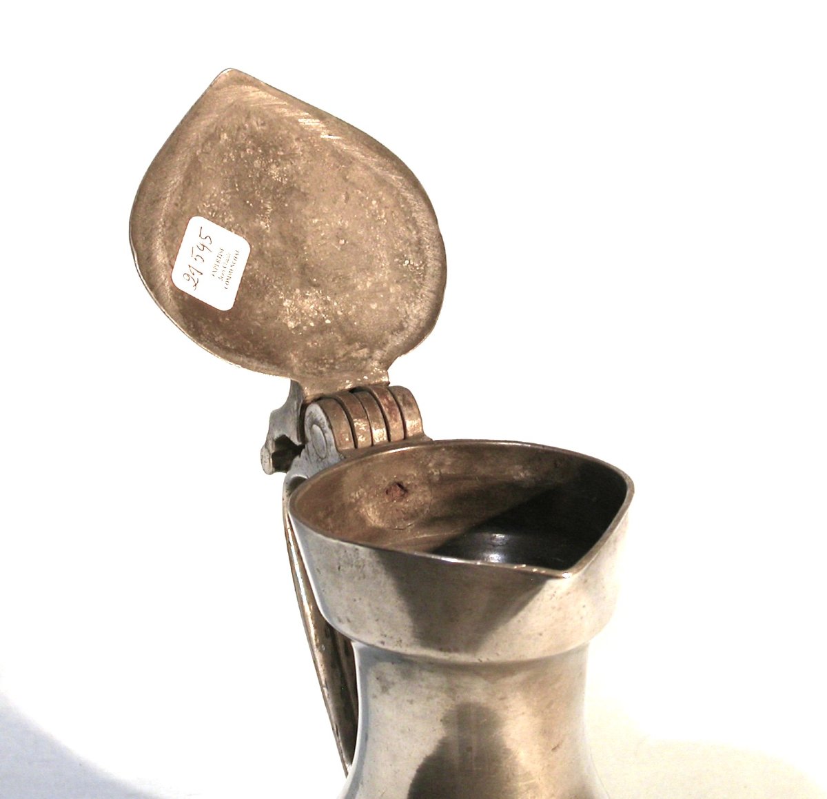 TRES RARE PICHET À VIN EN ETAIN - ECLARON (CHAMPAGNE), XVIII ème s-photo-4