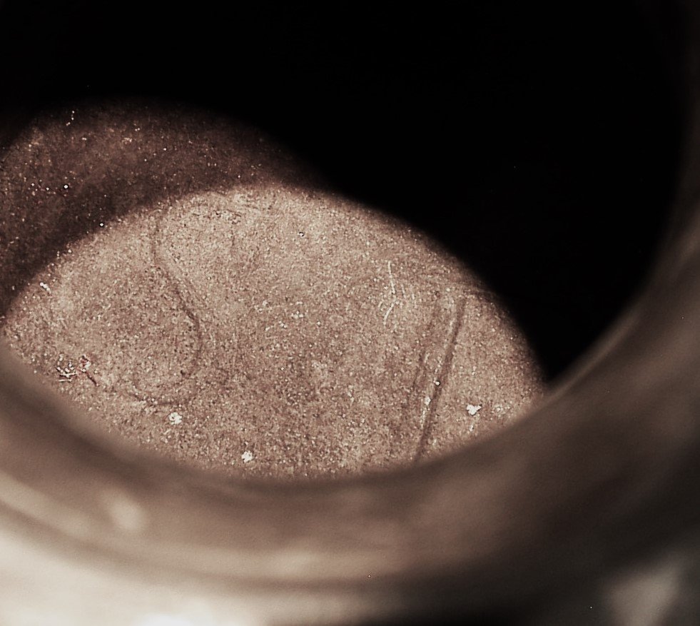 TRES RARE PICHET À VIN EN ETAIN - ECLARON (CHAMPAGNE), XVIII ème s-photo-2