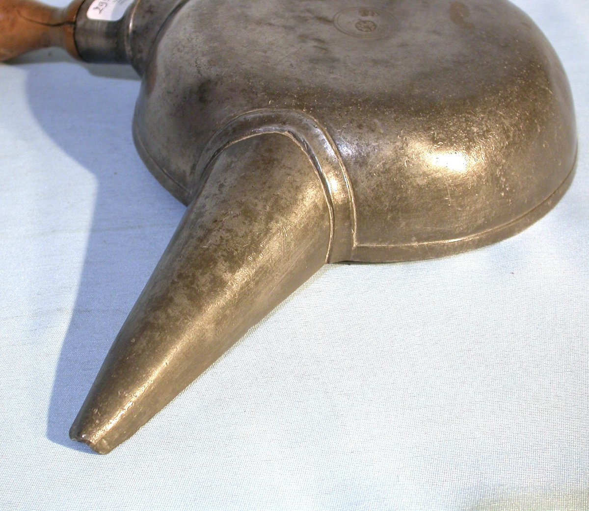 Pharmacy - Very Rare Pewter Syrup Chuck, Avallon, 18th Century-photo-4