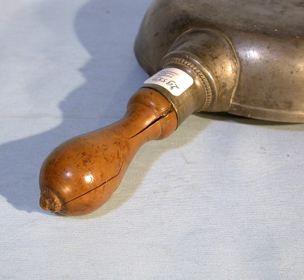 Pharmacy - Very Rare Pewter Syrup Chuck, Avallon, 18th Century-photo-1