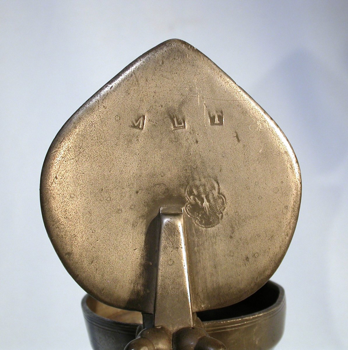 Pewter Wine Pitcher - Pont-audemer (lower Normandy), 18th Century-photo-4