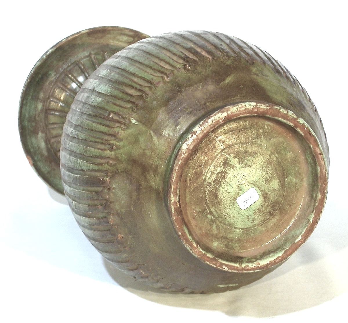 "ghorraf" - Earth Oil Jug - Morocco, Circa 1900-photo-4