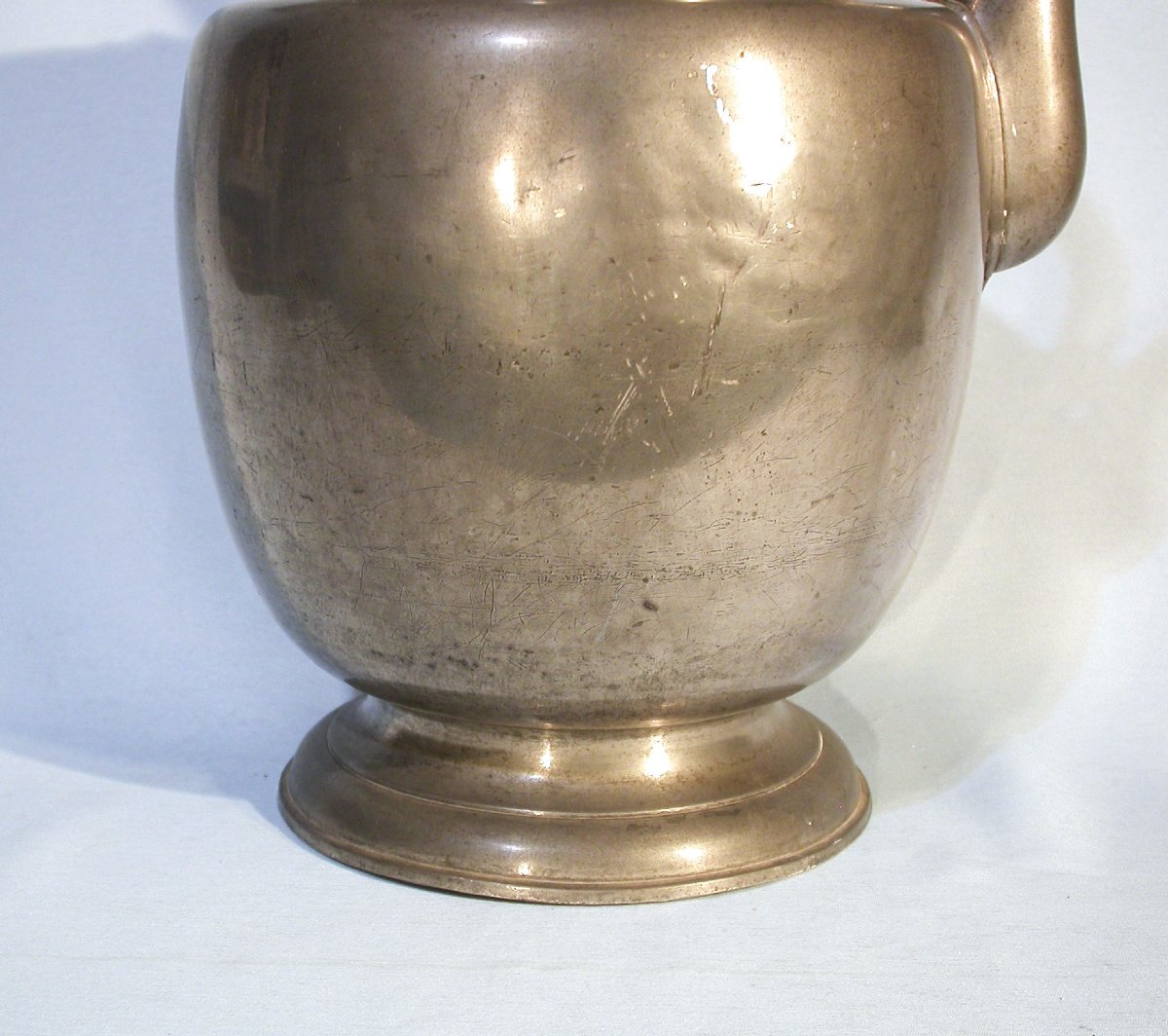 Pewter Milk Jug - Lyon, Circa 1800-photo-4